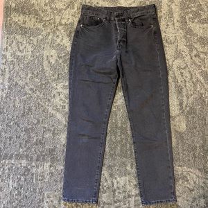 Vintage black mom jeans